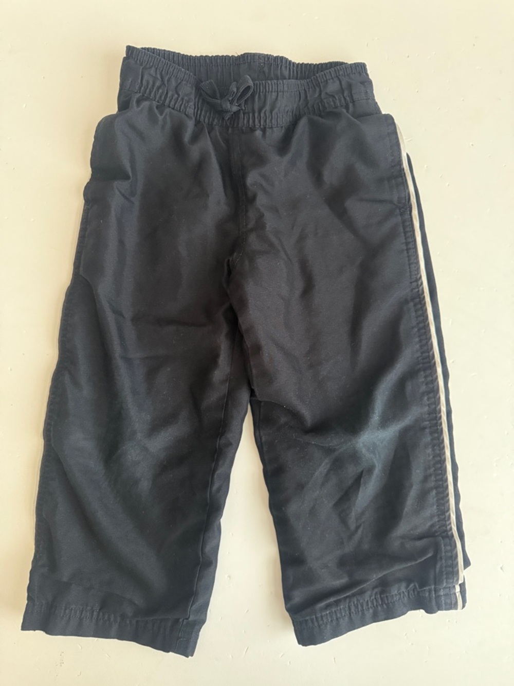 Jumping Beans Black Athletic Pants with White Side Stripe Boys 3T